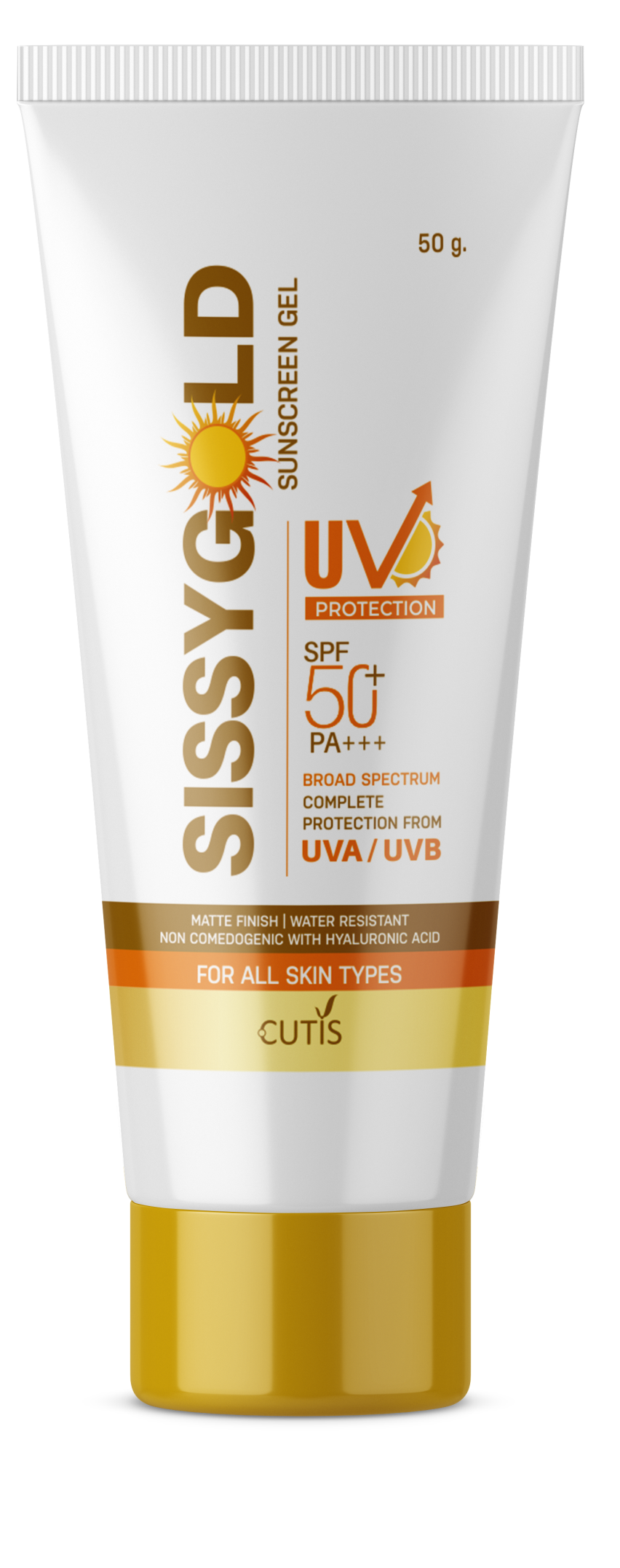 SISSY GOLD SUNSCREEN GEL