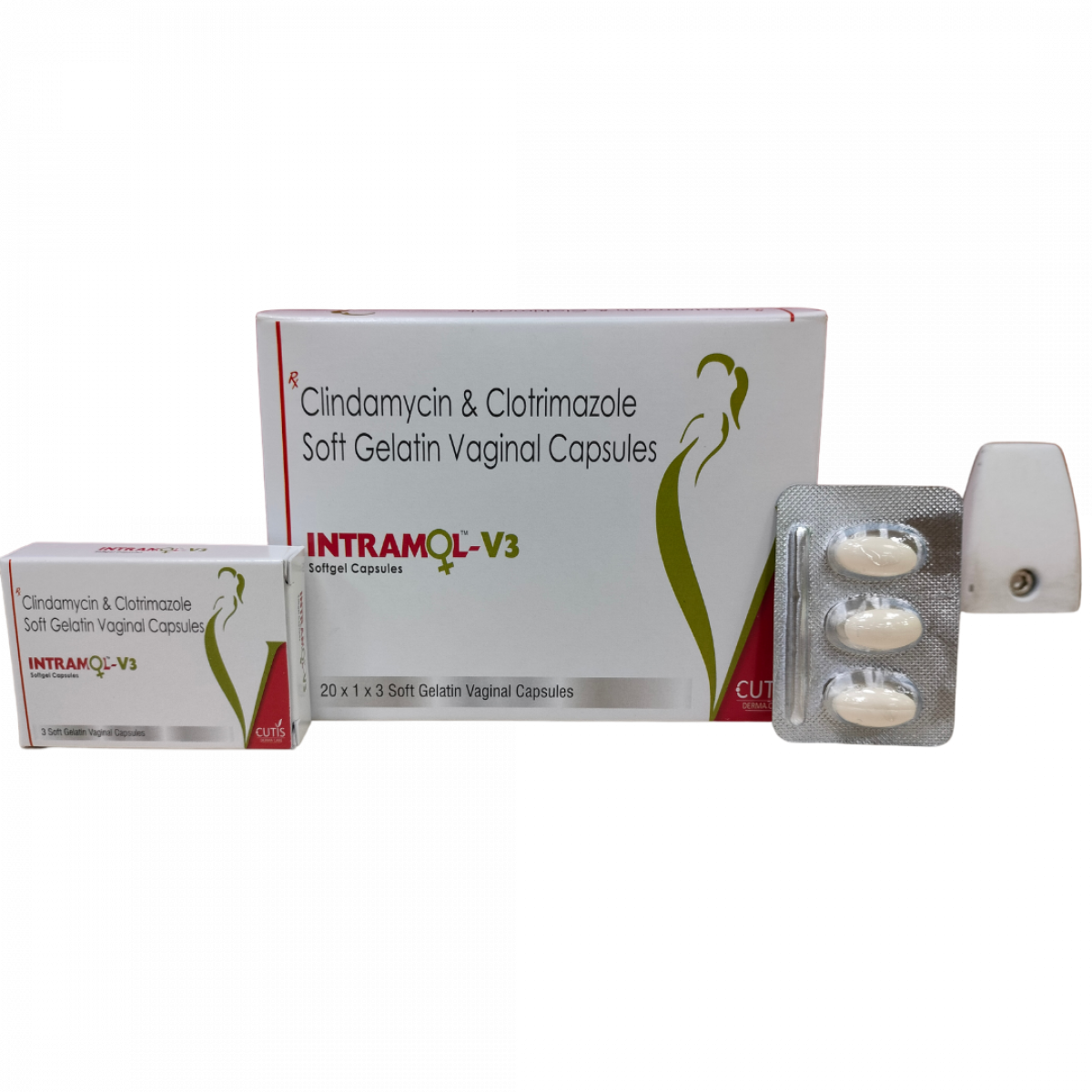 INTRAMOL-V3 - Clindamycin 100mg + Clotrimazole 200mg | Intralife Pharmaceuticals