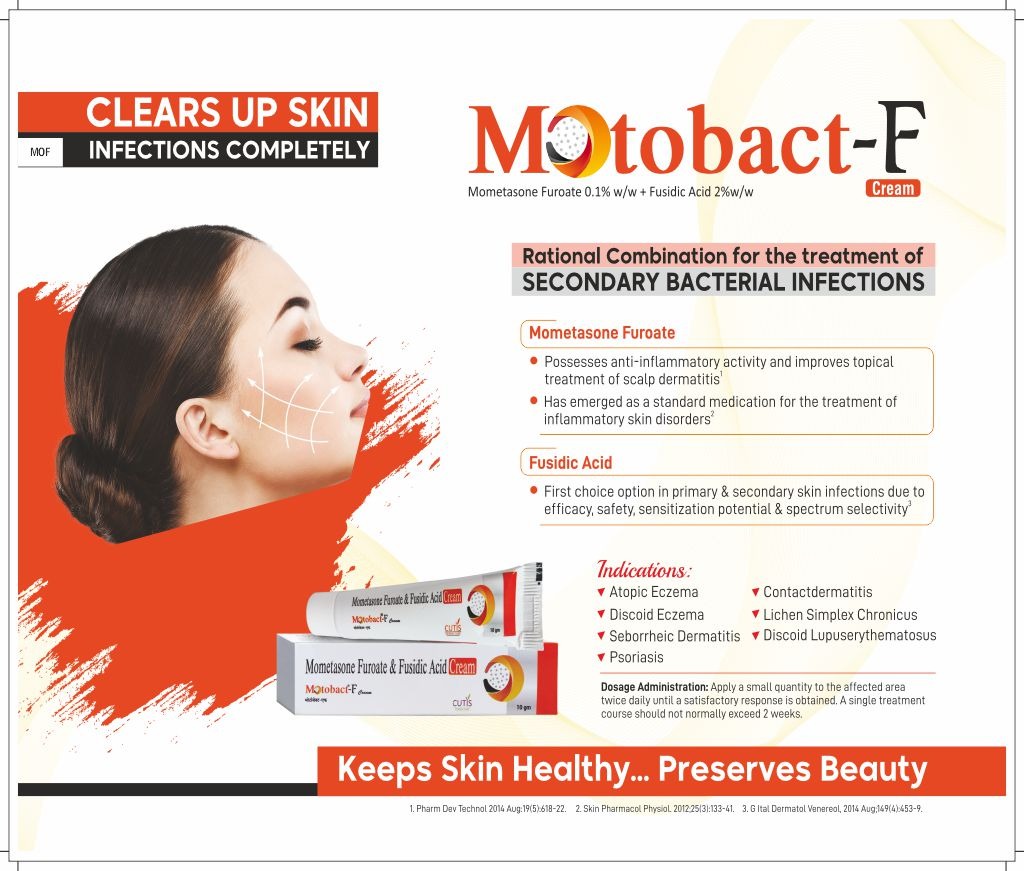 MOTOBACT-F - Mometasone Furoate 0.1% w/w & Fusidic Acid 2.0% w/w | Intralife Pharmaceuticals - thumbnail 2