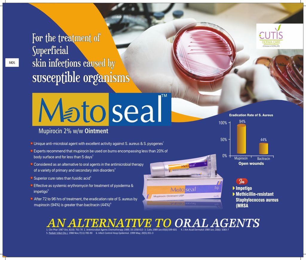 MOTOSEAL Cream - Mupirocin 2% w/w | Intralife Pharmaceuticals - thumbnail 2