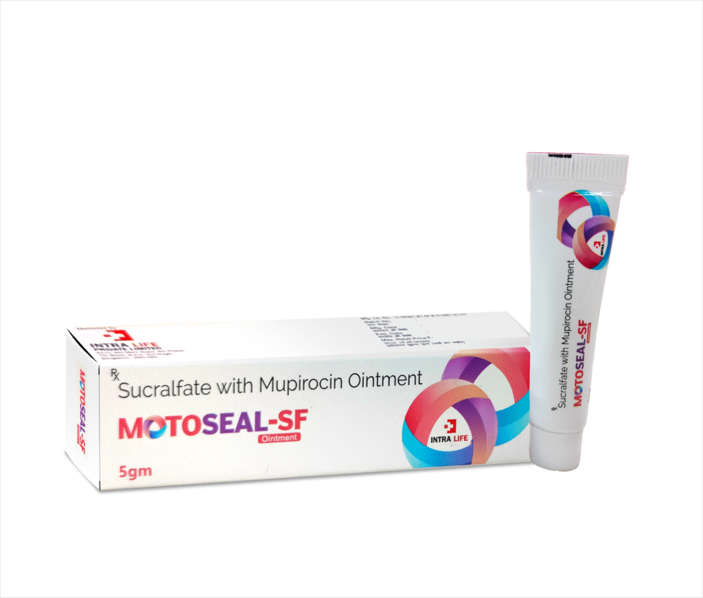 MOTOSEAL-SF OINTMENT - Mupirocin 2.0% w/w + Sucralfate 7.0% w/w | Intralife Pharmaceuticals