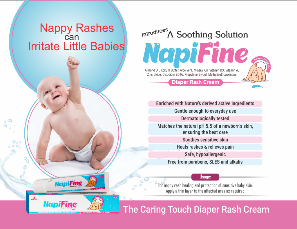 NAPIFINE - Almond Oil, Kokum Butter, Aloe vera, Mineral Oil, Vitamin D3, Vitamin A, Zinc Oxide, Disodium EDTA, Propylene Glycol, Methylisothiazolinone | Intralife Pharmaceuticals - thumbnail 2