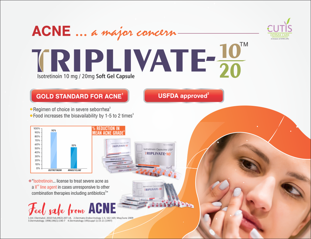 TRIPLIVATE-20 Softgel Capsule - Isotretinoin 20mg | Intralife Pharmaceuticals - thumbnail 2