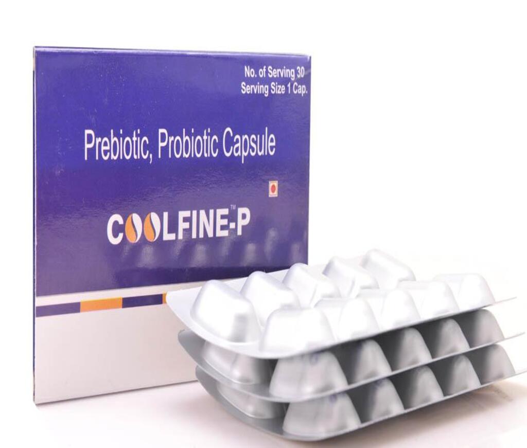 COOL FINE-P - Lactobacillus Acidophillus + Lactobacillus Rhamnosus + Bifidobacterium Longum + Saccharomyces Boulardii 2.5 Billion Spores +Fructooligosaccharides 100mg | Intralife Pharmaceuticals