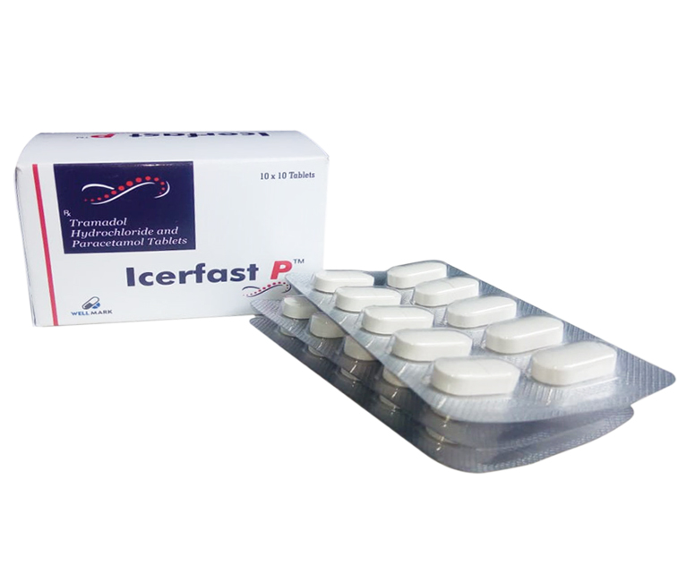 ICERFAST P - Tramadol 50mg + Paracetamol 325mg | Intralife Pharmaceuticals