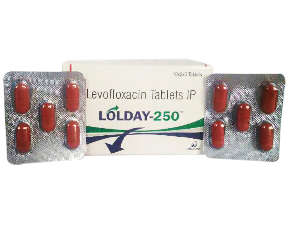 LOLDAY 250 - Levofloxacin Hemihydrate 250mg | Intralife Pharmaceuticals
