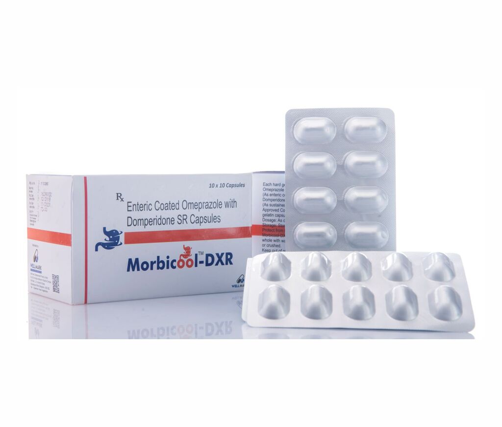 MORBICOOL-DXR - Omeprazole 20mg + Domperidone 30mg (In SR Form) | Intralife Pharmaceuticals