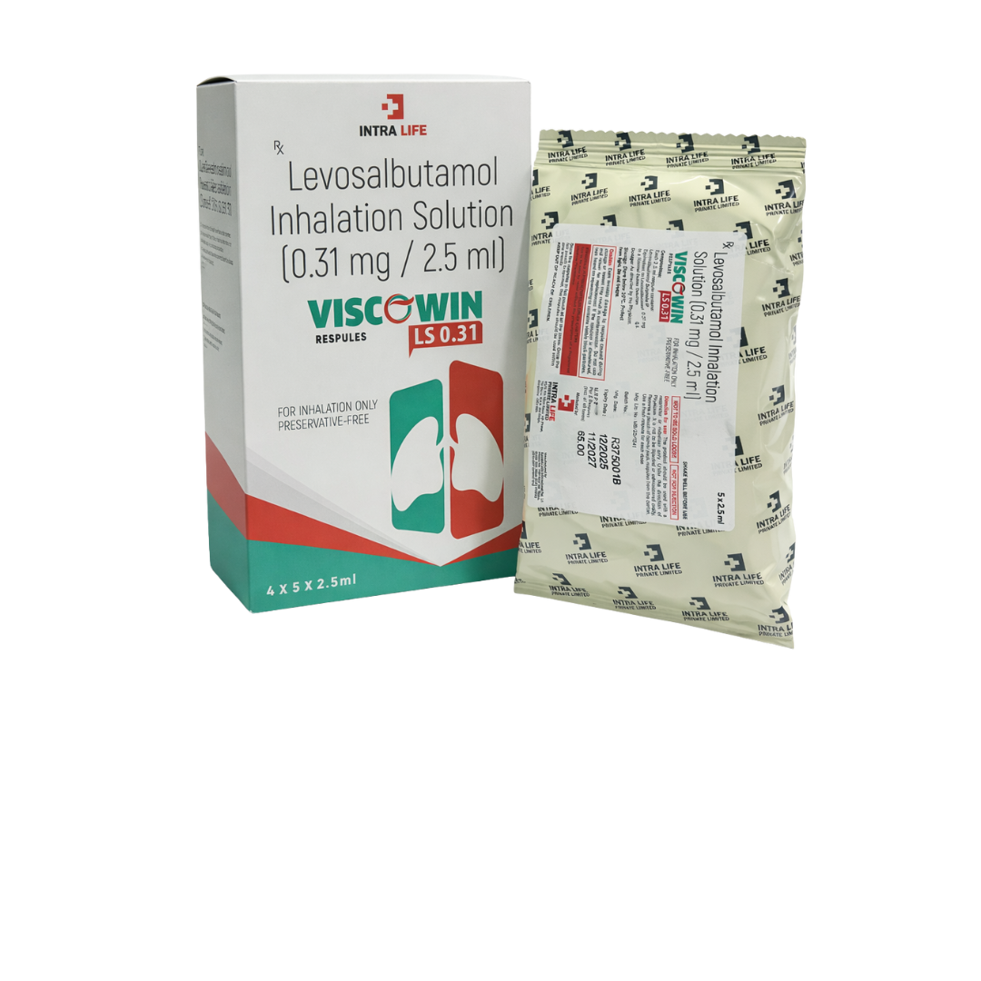VISCOWIN-LS-0.31 RESPULES - Levosalbutamol (0.31mg) | Intralife Pharmaceuticals